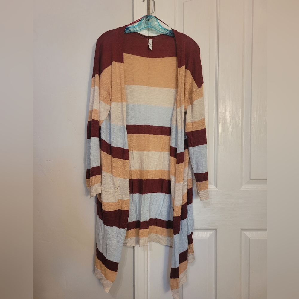 Lightweight Sweater Cardigan Lg